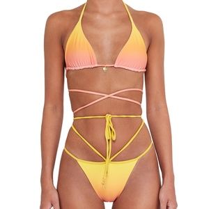BAMBA SWIM Sol Top - Sunset, Size L
